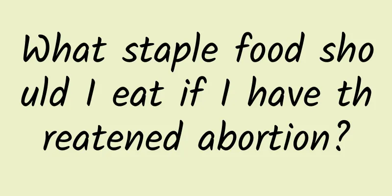 What staple food should I eat if I have threatened abortion?