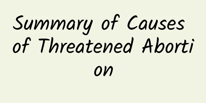 Summary of Causes of Threatened Abortion