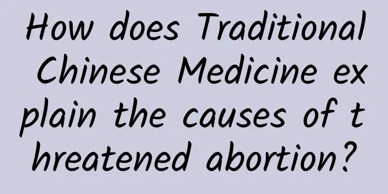 How does Traditional Chinese Medicine explain the causes of threatened abortion?