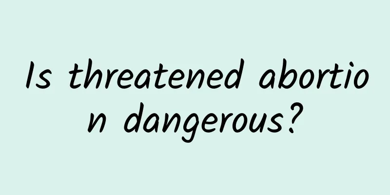 Is threatened abortion dangerous?