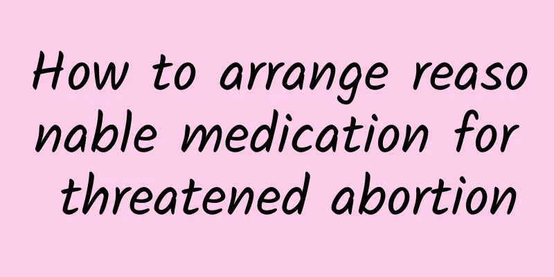 How to arrange reasonable medication for threatened abortion