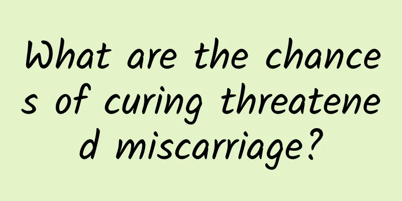 What are the chances of curing threatened miscarriage?