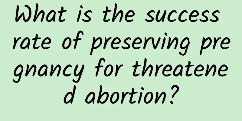 What is the success rate of preserving pregnancy for threatened abortion?