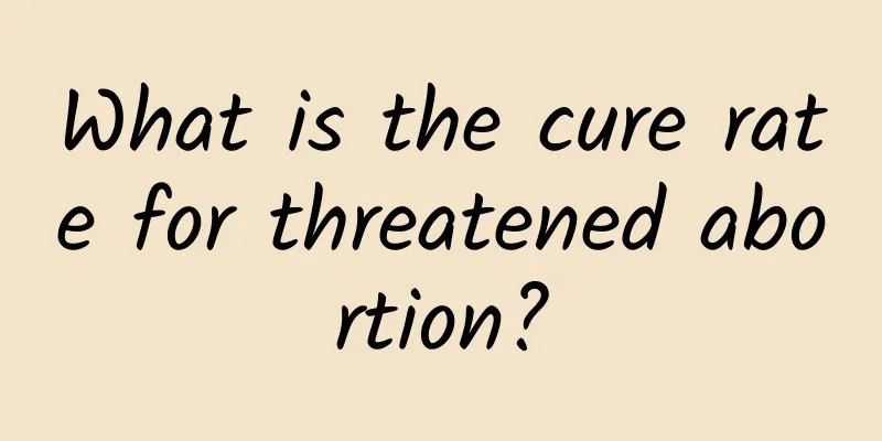 What is the cure rate for threatened abortion?