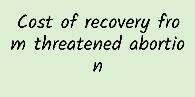 Cost of recovery from threatened abortion