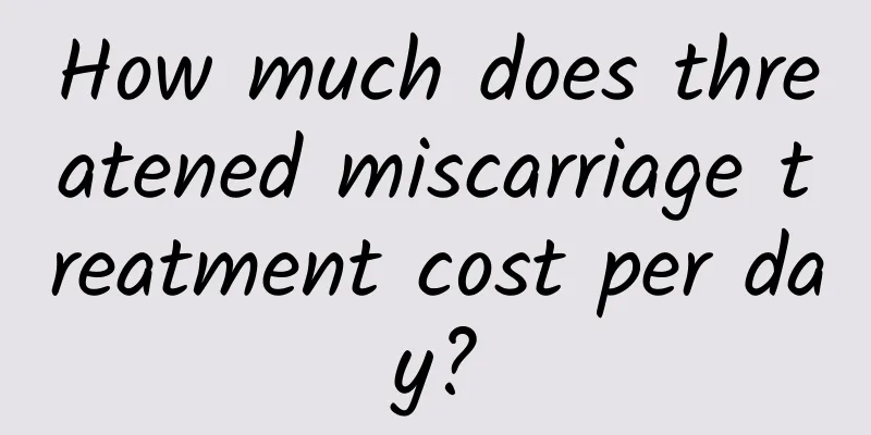 How much does threatened miscarriage treatment cost per day?