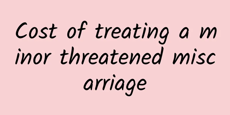 Cost of treating a minor threatened miscarriage