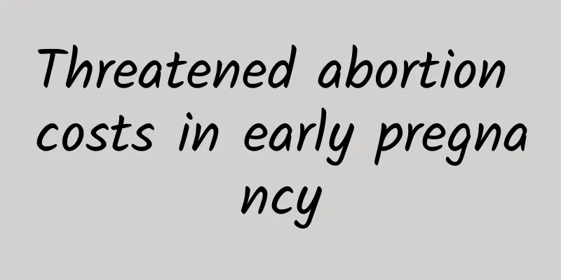 Threatened abortion costs in early pregnancy
