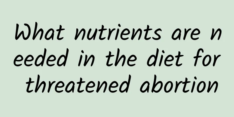 What nutrients are needed in the diet for threatened abortion
