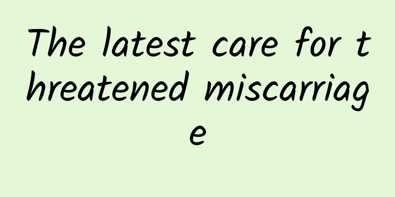 The latest care for threatened miscarriage