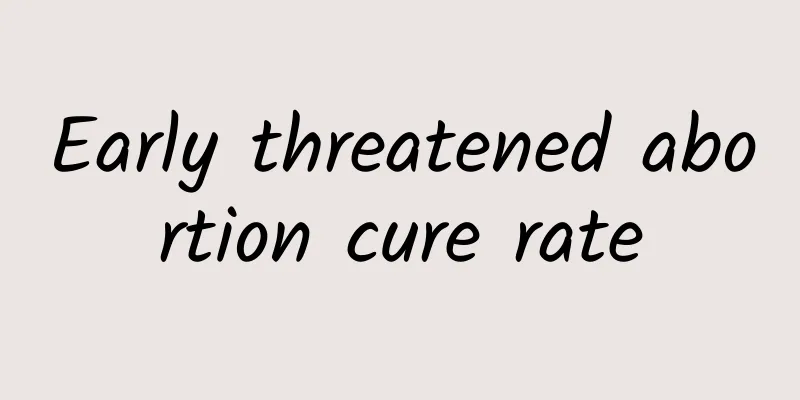Early threatened abortion cure rate