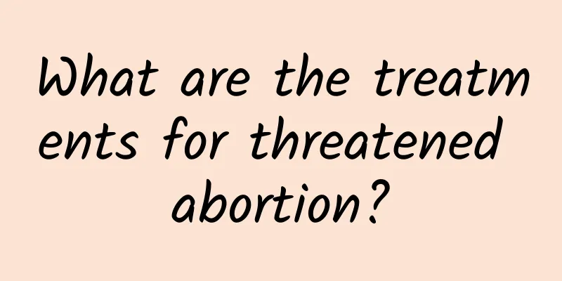 What are the treatments for threatened abortion?
