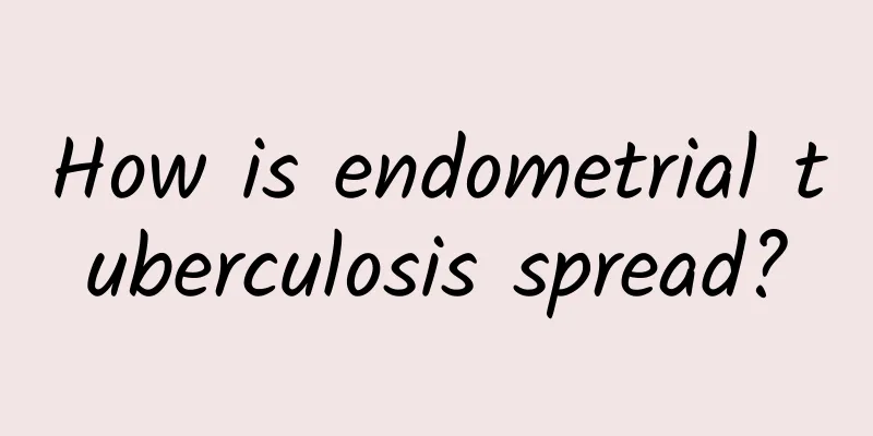How is endometrial tuberculosis spread?