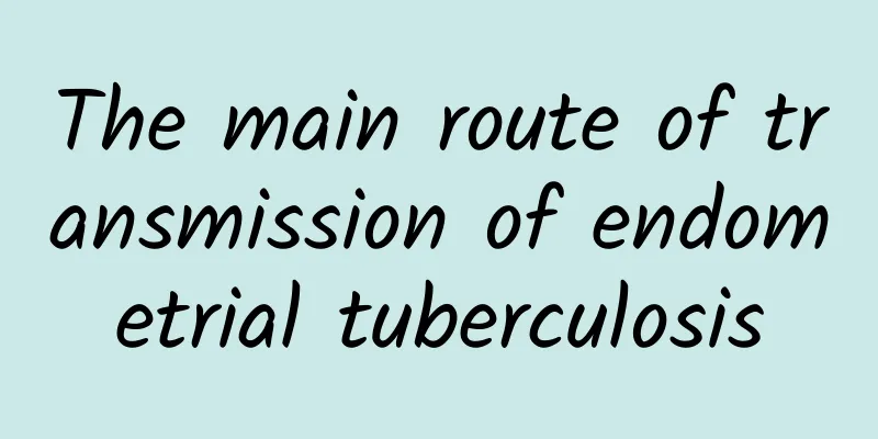 The main route of transmission of endometrial tuberculosis