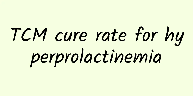 TCM cure rate for hyperprolactinemia