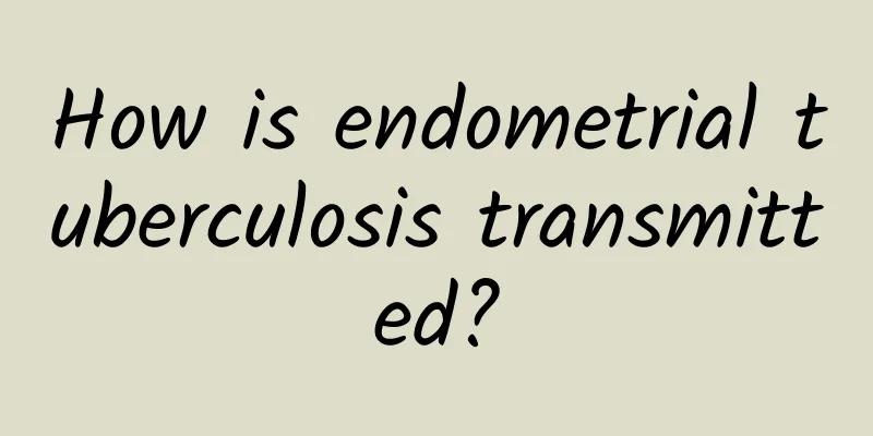 How is endometrial tuberculosis transmitted?