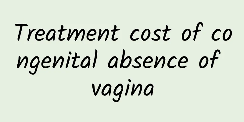 Treatment cost of congenital absence of vagina