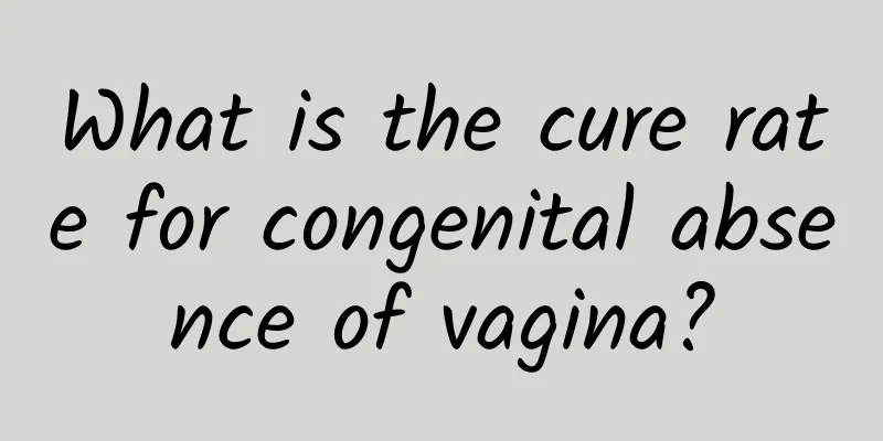 What is the cure rate for congenital absence of vagina?