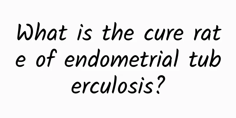 What is the cure rate of endometrial tuberculosis?