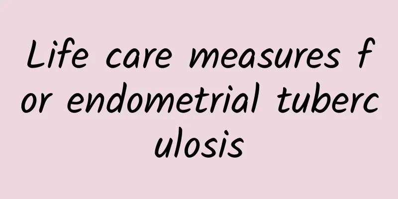 Life care measures for endometrial tuberculosis
