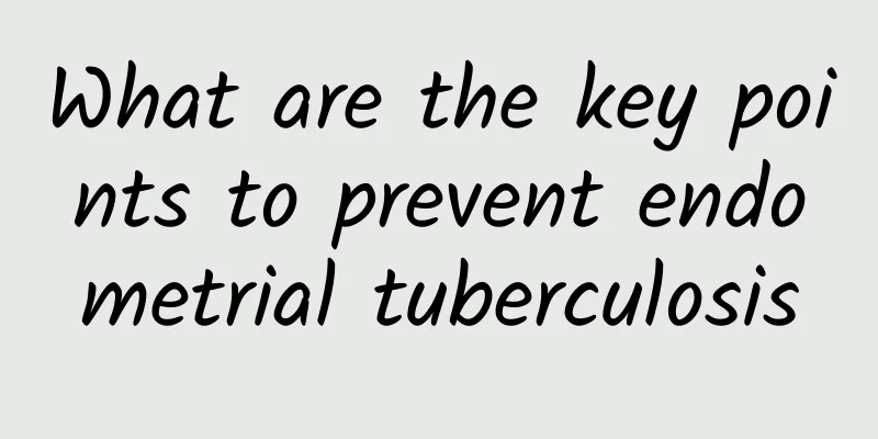 What are the key points to prevent endometrial tuberculosis