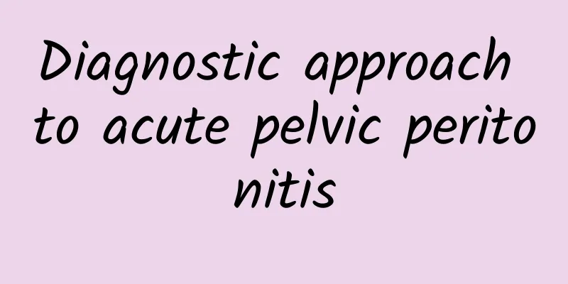 Diagnostic approach to acute pelvic peritonitis
