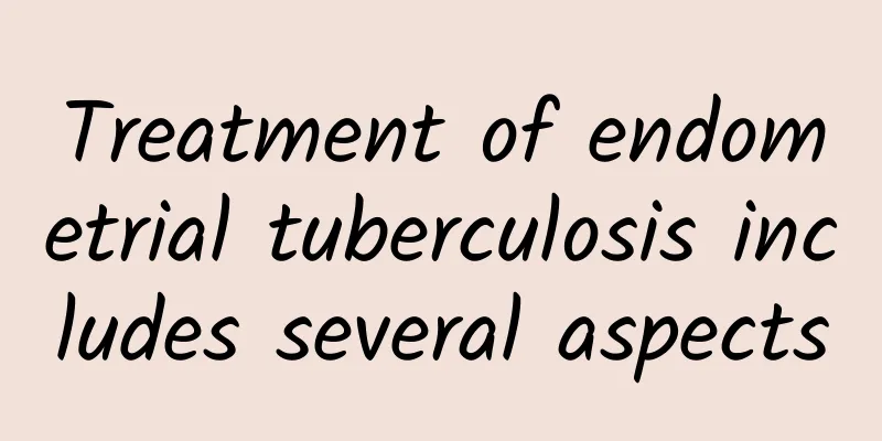Treatment of endometrial tuberculosis includes several aspects