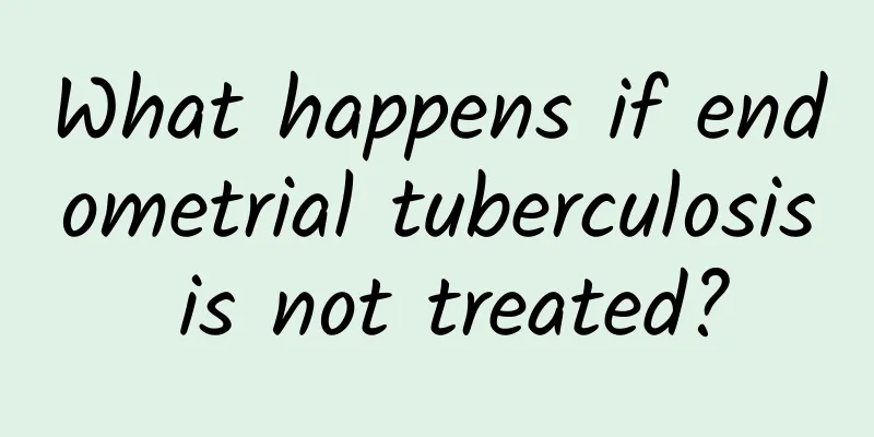 What happens if endometrial tuberculosis is not treated?