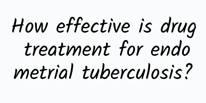 How effective is drug treatment for endometrial tuberculosis?