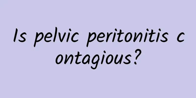 Is pelvic peritonitis contagious?