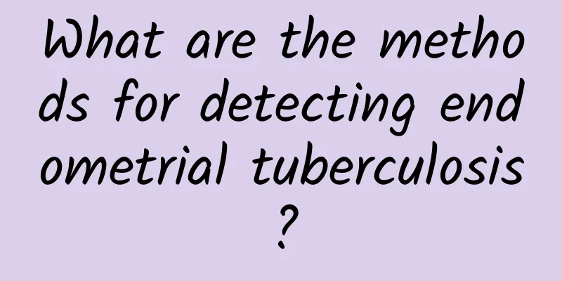 What are the methods for detecting endometrial tuberculosis?