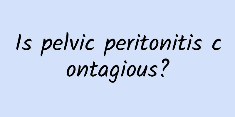 Is pelvic peritonitis contagious?