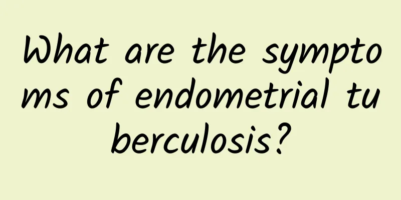 What are the symptoms of endometrial tuberculosis?