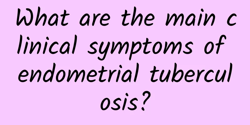 What are the main clinical symptoms of endometrial tuberculosis?