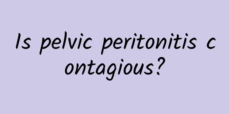 Is pelvic peritonitis contagious?