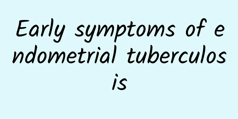 Early symptoms of endometrial tuberculosis
