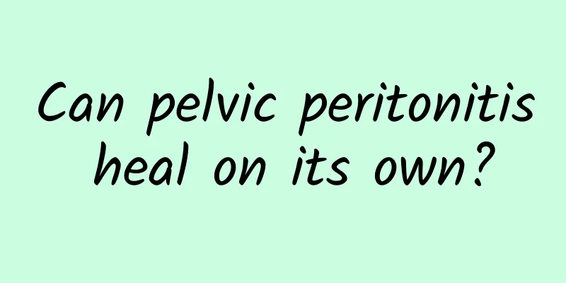 Can pelvic peritonitis heal on its own?