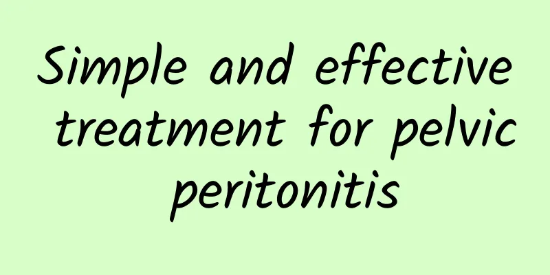 Simple and effective treatment for pelvic peritonitis