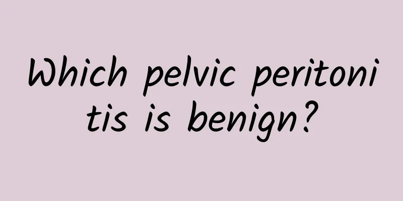 Which pelvic peritonitis is benign?