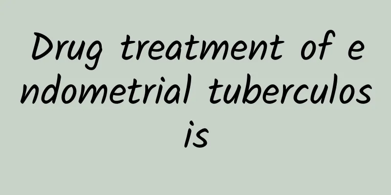 Drug treatment of endometrial tuberculosis