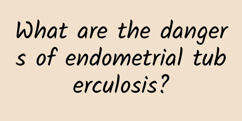 What are the dangers of endometrial tuberculosis?