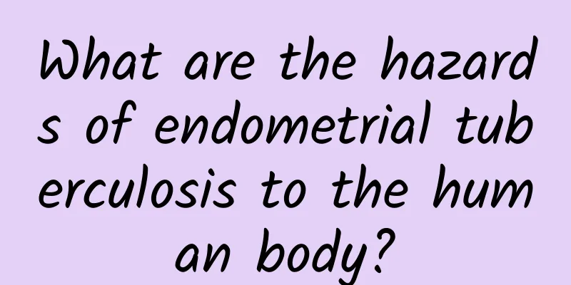 What are the hazards of endometrial tuberculosis to the human body?