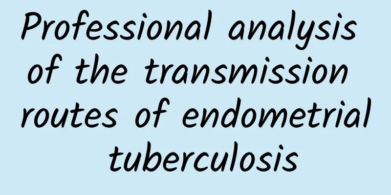 Professional analysis of the transmission routes of endometrial tuberculosis