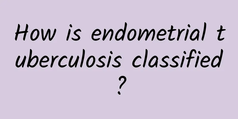 How is endometrial tuberculosis classified?