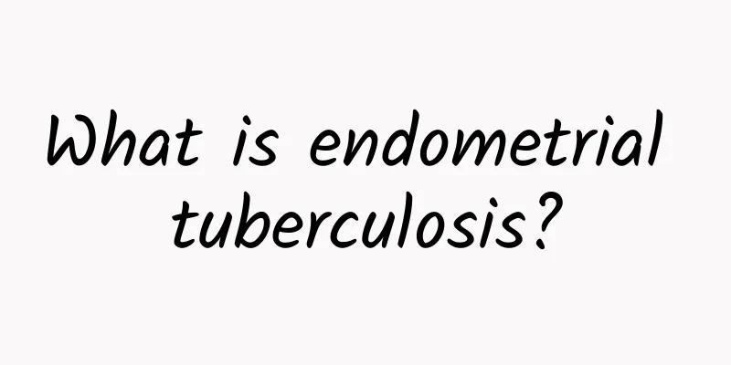 What is endometrial tuberculosis?