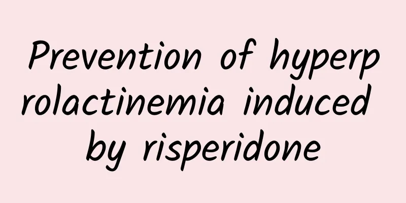 Prevention of hyperprolactinemia induced by risperidone