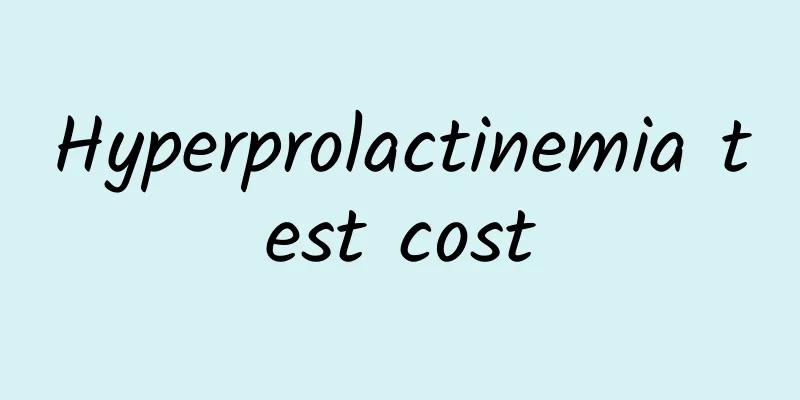 Hyperprolactinemia test cost