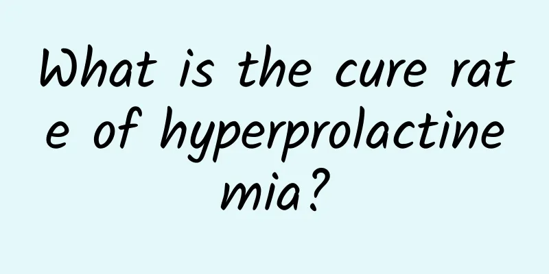 What is the cure rate of hyperprolactinemia?
