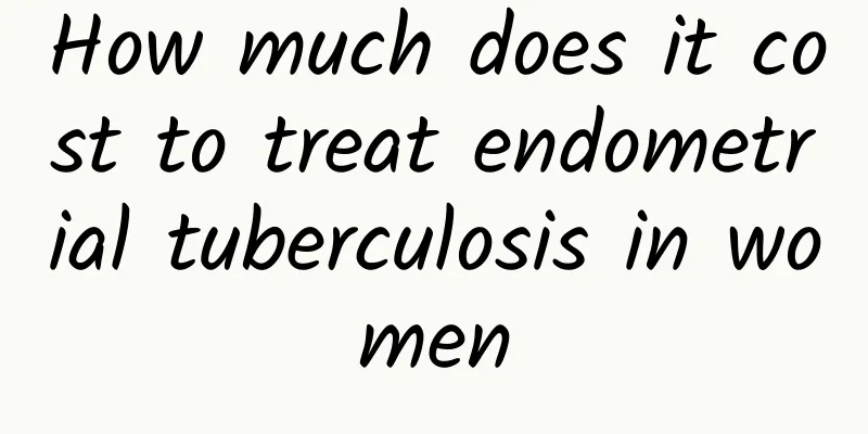 How much does it cost to treat endometrial tuberculosis in women