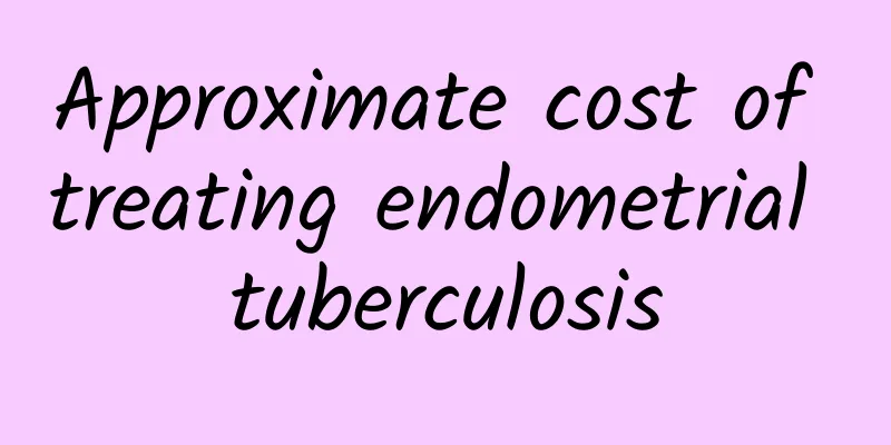 Approximate cost of treating endometrial tuberculosis